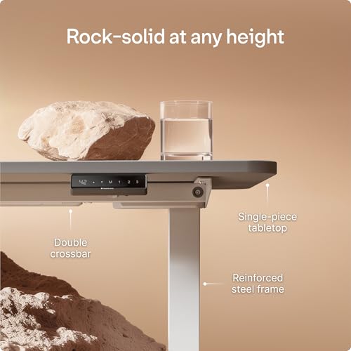 Electric standing desk adjustable