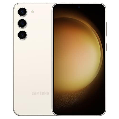 SAMSUNG Galaxy S23+ Plus Cell Phone, Factory Unlocked Android Smartphone, 256GB, 50MP Camera, Night Mode, Long Battery Life, Adaptive Display, US Version, 2023, Cream by Samsung - Used condition - US$374.44
