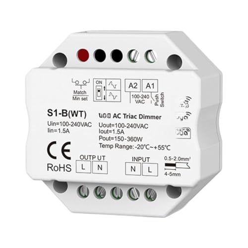 Contrôleur de gradation thyristor LED pour stopper les clignotements en 220V