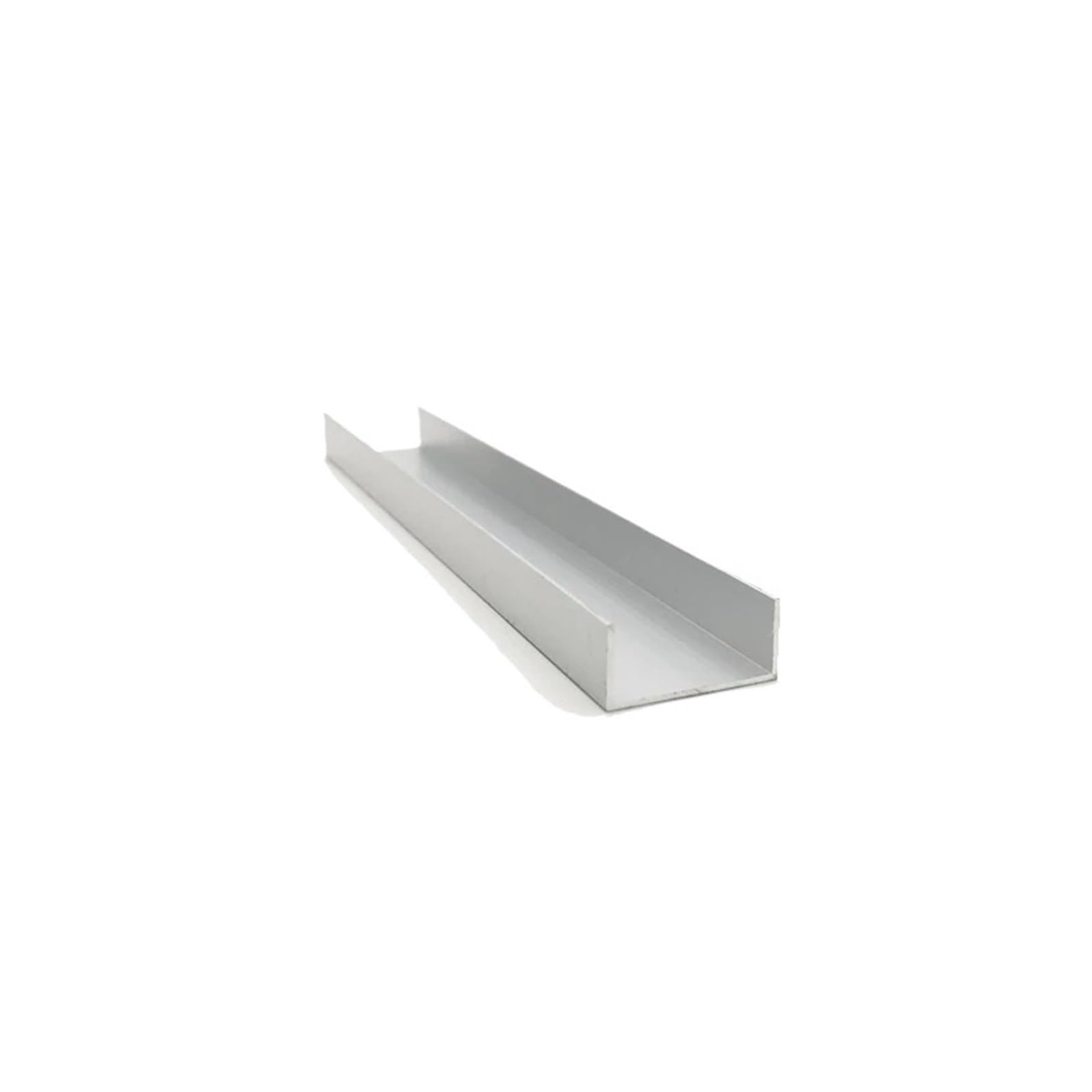 U Shape Aluminum U-Shape Aluminum, Outer Width 22mm, Length 50cm,Aluminum Alloy Glass Covered Edge Strip(22mm x 20mm x 1mm)