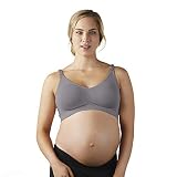 Medela Medela Damen Nahtloser Schwangerschafts-und Still BH - Body Silk Seamless, Gr. XXL, Silver belle