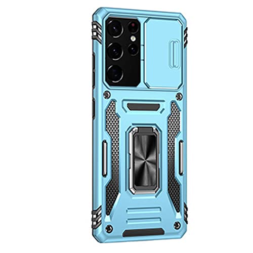 Case for Samsung Galaxy S23/S23 Plus/S23 Ultra,Military Grade Drop Protective Case Built-in 360Â° Rotate Ring Kickstand,Camera Cover, Shockproof Phone Case,Blue,S23 Ultra 6.8