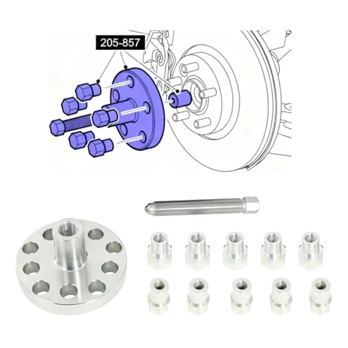 Extractor de semieje de rueda DPTOOL 205-857 compatible con Land Rover 2