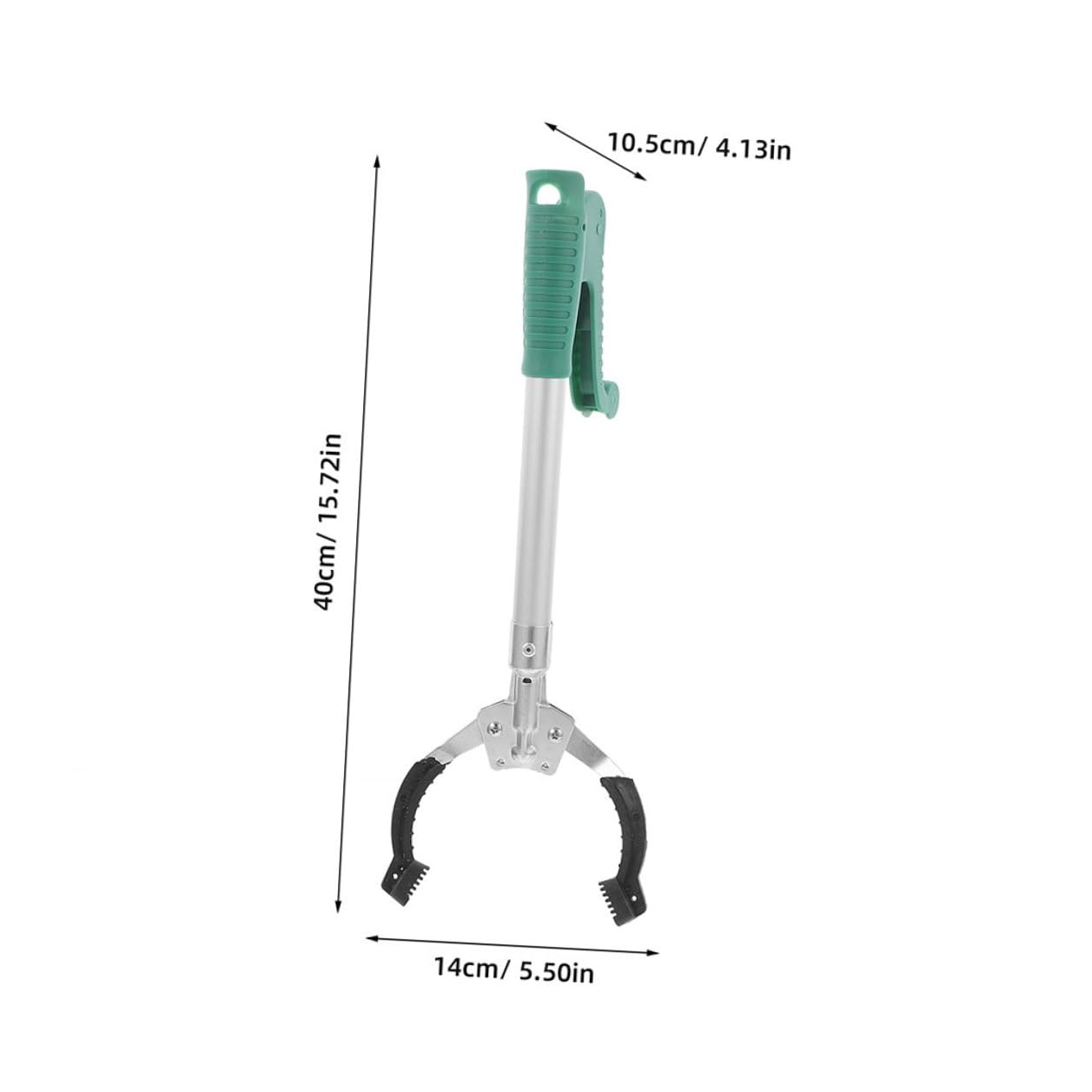 2 Stück Müllgreifer Kunststoff Greifzange Ergonomischer Griff Langlebig Vielseitig Müllsammler Aufhebehilfe für Garten Haushalt und Senioren