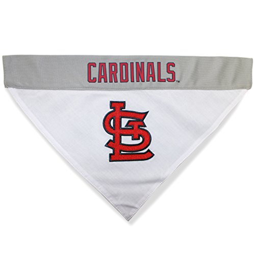 Pets First Slc-3217-L-Xl Mlb Saint Louis Cardinals Reversible Pet Bandana, Large/X-Large, Mlb Team Color #TOP3
