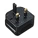 Produktbild osfanersty Neue Europäische Euro EU 2 Pin Nach UK 3Pin Steckdose Reisestecker Adapter Konverter