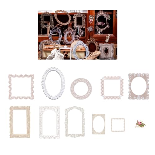 Calcomanías de álbum de Recortes de PET, Varios Estilos Resistencia Al Desgaste Etiqueta Engomada de Espejo Retro Impermeable Buena Decoración 20 Piezas para álbum de Fotos de Manualidades
