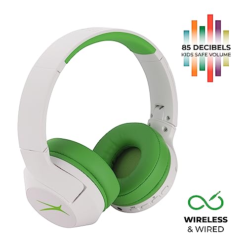 Image of Altec Lansing Kid Safe Noise Cancelling Wireless Headphones 15H Battery, 85dB Volume Limit, Foldable Design Powerful Sound, Active Noise Cancellation Perfect for Kids Ages 7+
