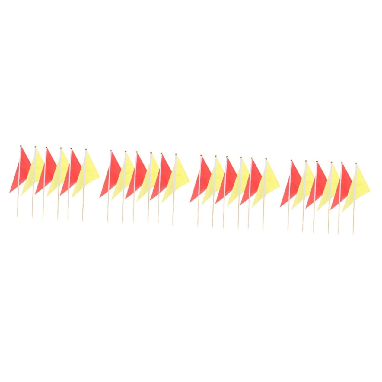 Drapeaux de marquage triangulaires pour construction Kisangel jaune signalisation extérieur