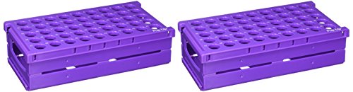 Rack pop up Heathrow Hs24318 support de tube 15ml 50ml pliable violet x2