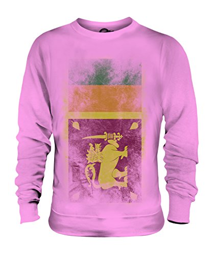 Sweat Sri Lanka dégradé multicolore Candymix au design graphique unique
