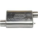 BBK 31015 Varitune Adjustable Muffler Double Offset 2.5 Inch Stainless Steel - Universal