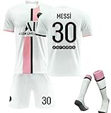 ✓[Aplicación] Los uniformes de fútbol de París son muy adecuados para el uso diario, como partidos de fútbol, ​​varios deportes de pelota, correr al aire libre, entrenar, etc., ropa casual, ropa de entrenamiento transpirable, adecuada para la colección de fanáticos.