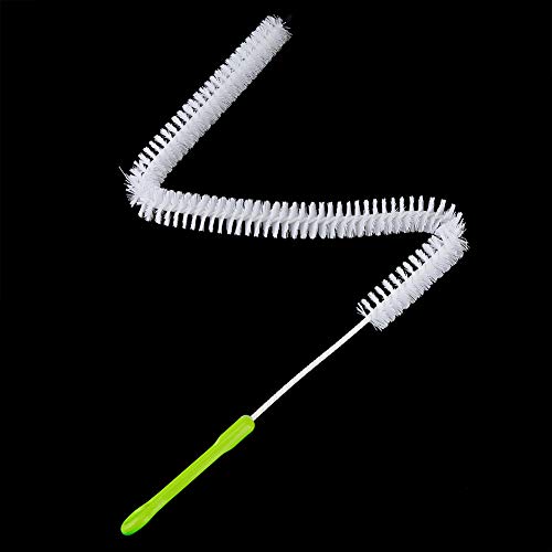 Cepillo para desagües TOPINCN, flexible y resistente con agujero para colgar (verde) miniatura 4
