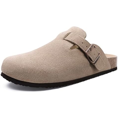 ODOLY Women's Suede Clogs Cover