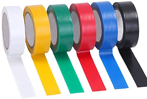Image of CARE 'N' TOUCH Electronic Spices Electrical Insulation Tape, 8 mtrs, Assorted Colour-MIX PACK OF 6
