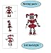 Toysvill FNAF Action Figures Sister Location (Set of 5 pcs), More Than 5 inches [Funtime Freddy Bear, Circus Baby, Ennard, Ballora, Funtime Foxy], Fun Action Simulator