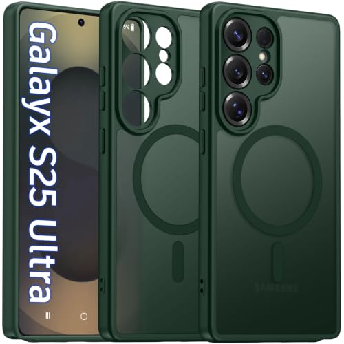 Oterkin Magnetic for Samsung Galaxy S25 Ultra Case, Full Camera Protection