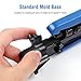 Knoweasy Coax Compression Tool - Coax Crimper and RG6 Coaxial Crimper for RG6, RG59, and RG11 Cable F-Connectors