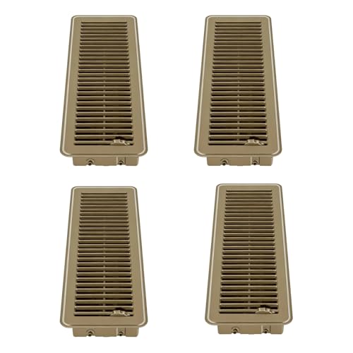 Grille d'aération de sol réglable en métal pour optimiser le chauffage de la maison - 2
