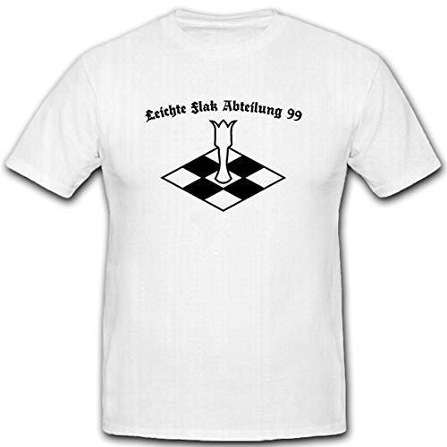 Flak département 99 t-shirt blanc armée de vol avec motif historique imprimé de canon antiaérien