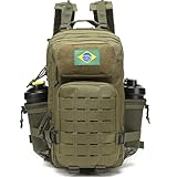 THURAM Mochila 20L À Prova D'água Com 2 Suportes Para Garrafa, Ideal Para Academia, Viagens Ao Ar Livre, Caminhadas E Pesca. Mochila Para Laptop De 13 Polegadas. (Verde)