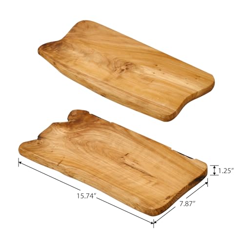 Welland16cedarnaturaledgefloatingshelfsetof2 Urban Country Home Decor Welland 16 cedar natural edge floating shelf set of 2 urban country home decor