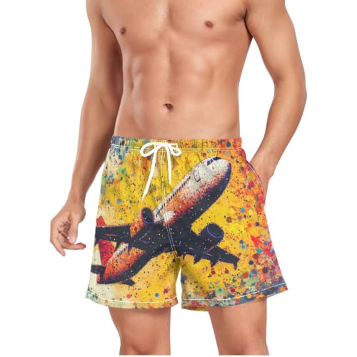 Pantalones cortos de playa secado rápido con entrepierna para natación