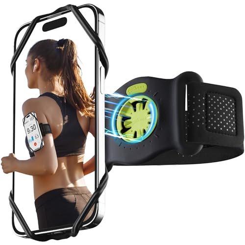 BONE Run Tie Connect Kit 2 Magnetic, Sportarmband für das Laufen, 360° Rotation und schnelle Freigabe, kompatibel mit iPhone 15 Pro Max Plus 14 13 Samsung, passend für Telefone von 4,7 bis 7,2 Zoll BONE Run Tie Connect Kit 2 Magnetic, Sportarmband für das Laufen, 360° Rotation und schnelle Freigabe, kompatibel mit iPhone 15 Pro Max Plus 14 13 Samsung, passend für Telefone von 4,7 bis 7,2 Zoll