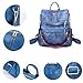 HGWSSY Women's Fashion Backpack Purse for Women Leather Multipurpose Design Ladies Shoulder Bag Travel bag Satchel Handbags Blue