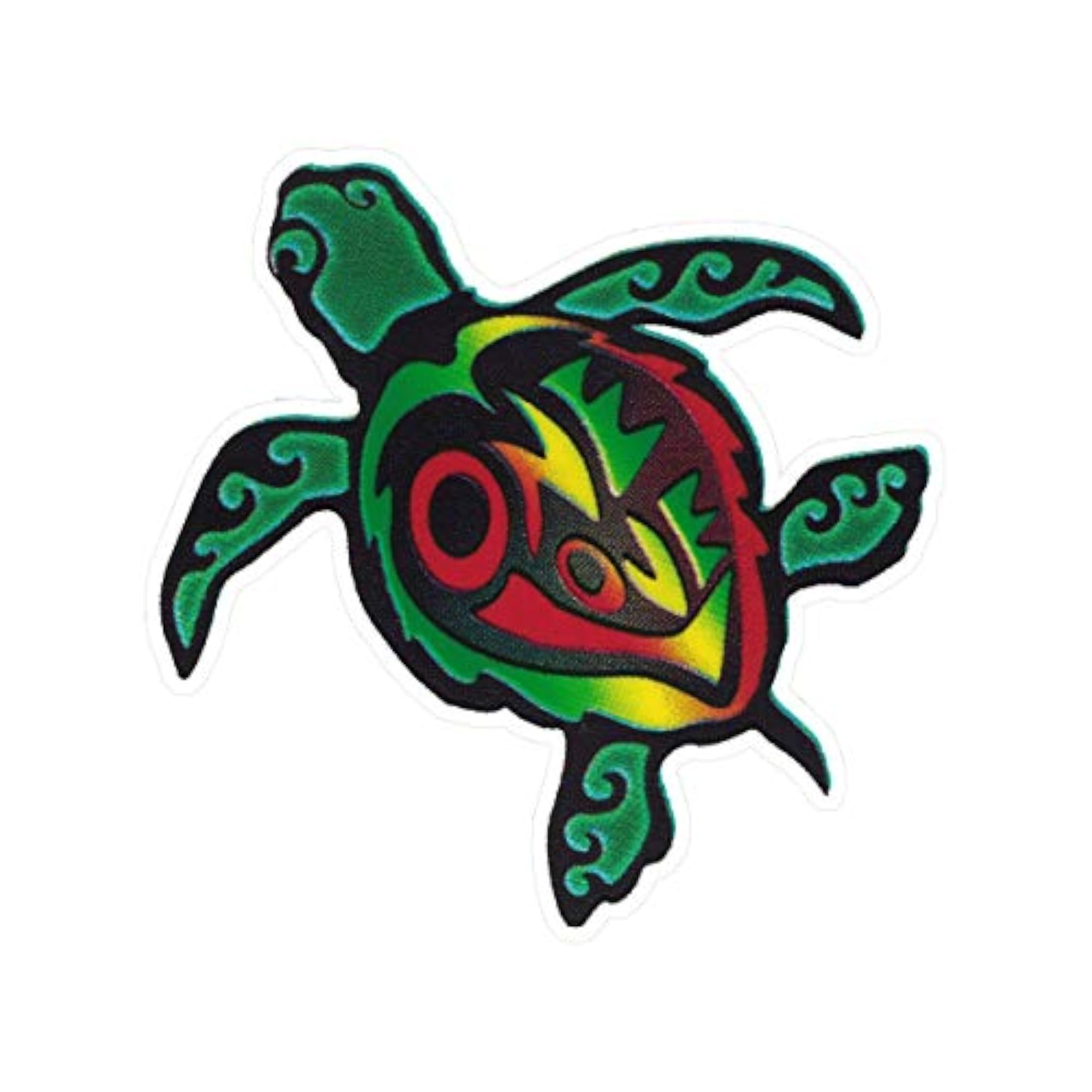 Rasta Designs Reggae Window Sticker Decal Set
