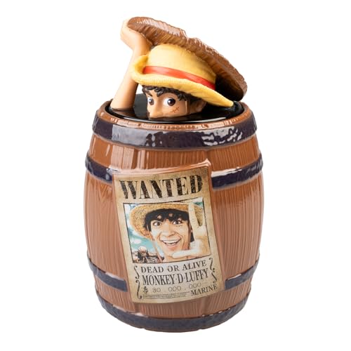Grupo Erik - Pot à Biscuits One Piece | Bocal avec Couvercle, Cookie Jar, Bonbonnière | Pot à gâteau | Pâtisserie Cuisine