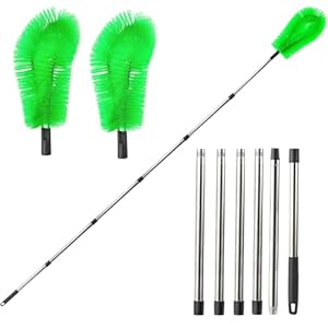 Kensbro 258cm Dachrinnenbürste mit 2 Bürstenköpfen