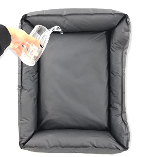 Cama Impermeável Para Cachorro Gato Médio Cor:Preta