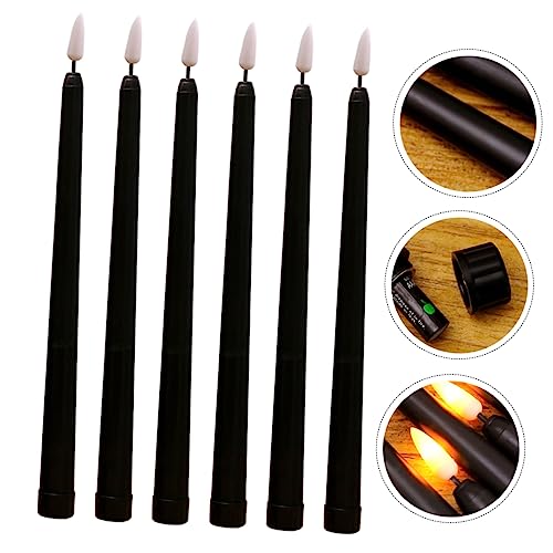 Velas sin Llama de Navidad Efecto Parpadeo Realista para Decoración 6U 5