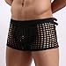 Panegy Men's Fishnet Booty Shorts Casual Running Workout Mesh Boxer Shorts Sexy Fashion Lounge Shorts Swim Trunks