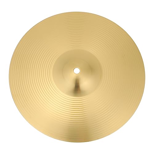 CIMAXIC Stand Cymbal for Drum Set 12 Inch Brass Cymbal Drum Kit Part for Practice