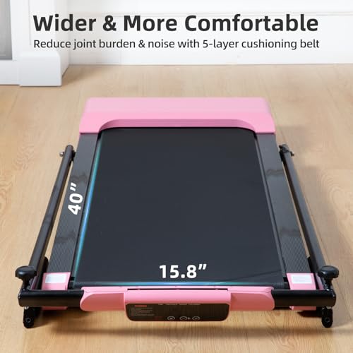 Image of Compact Portable Small Mini Treadmill for Home, Walking Pad Treadmill for Small Spaces, Treadmills for Walking & Running