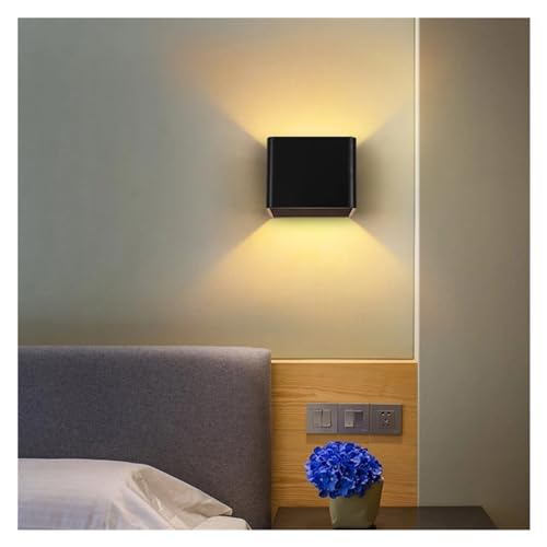Aplique de pared LED recargable de madera con sensor de movimiento para dormitorio 5