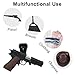 Salajory Pistol Rack Pistol Holder for Gun Safe, Upgraded Pistol Wall Mount Use Heavy Duty Steel, Pistol Stand Mounted Behind Door, Wall, Cabinet, Etc