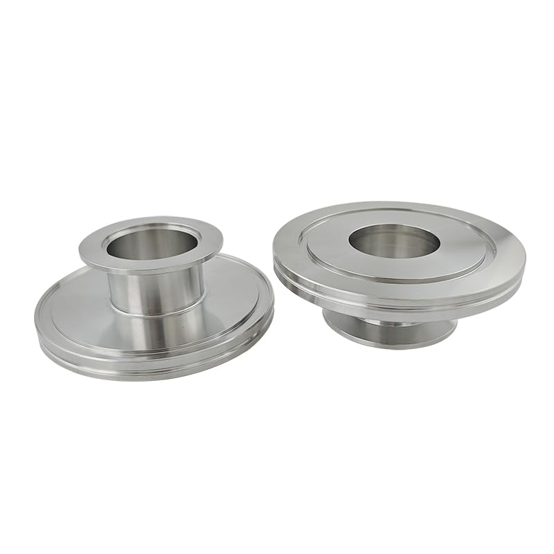 Reductor de vacio ISO80 a KF40 adaptador de brida SUS304 para tuberia de vacio y abrazadera clip 7