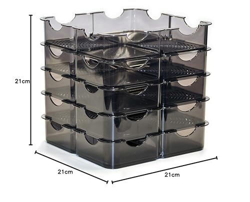 GermoglioSì Manueller Samenkeimer + 4 Packungen Mix Saatgut (32 g), professionell, multifunktional, patentiert, mit 5 Schalen aus Kunststoff, 100% recycelbar, mit MOCA-Zertifizierung.