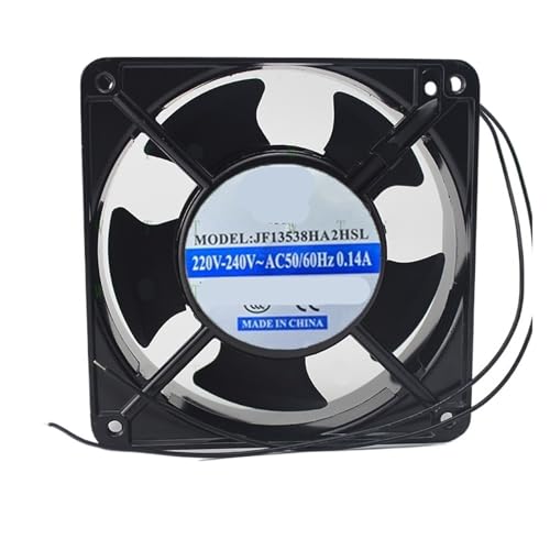 UWUKCJOKQ Ventilador JF13538HA2HSL AC 220-240V 13.5CM 13538 2 Hilos