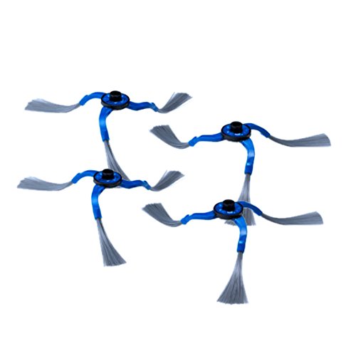 ROBOMARKET Kit Accesorios para Samsung NAVIBOT SR8855 SR8845 SR8895 SR8980 SR8730 SR8896 SR8849 SR8894 SR8844 SR8750 Set RECAMBIOS REPUESTOS 4 CEPILLOS 2 Derecho Y 2 Izquierda