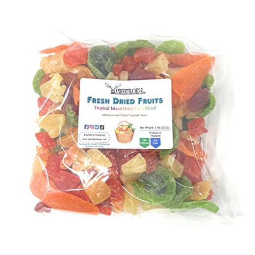 Tropical Fruit Salad / Dried Fruit - 2 Lbs.