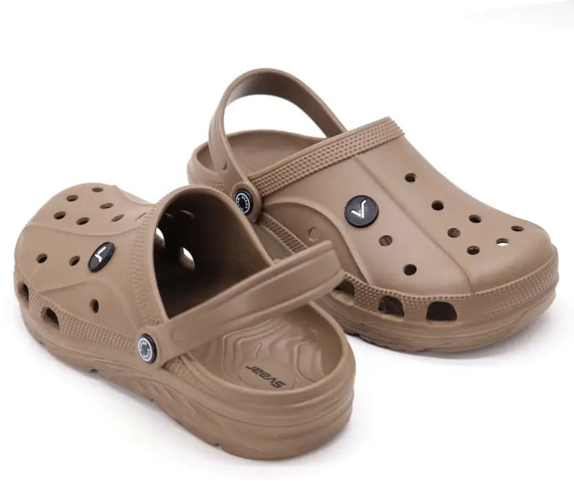 Image of SVAAR Men's Lightweight Classic Clogs || Sandals with Adjustable Back Strap for Men