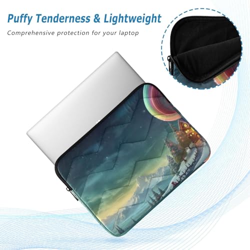 Funda para portátil 13-14 pulgadas impermeable con diseño navideño miniatura 5