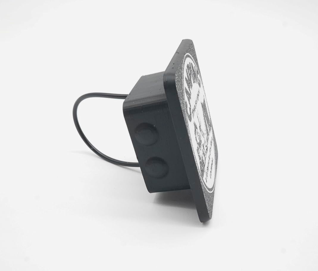 Camping Caveman Lockable Hitch Receiver Tow Hitch Plug for 2 inch Receivers Toyota Dodge Ford Suzuki Tacoma Tundra Camping Lovers Funny Jokes