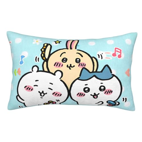 ピローケース ちいいかわいい ハチーワレ 可愛い クッションカバー 枕カバー 寝具カバー ベッド 装飾 マルチサイズ選択 四季通用 柔らかい