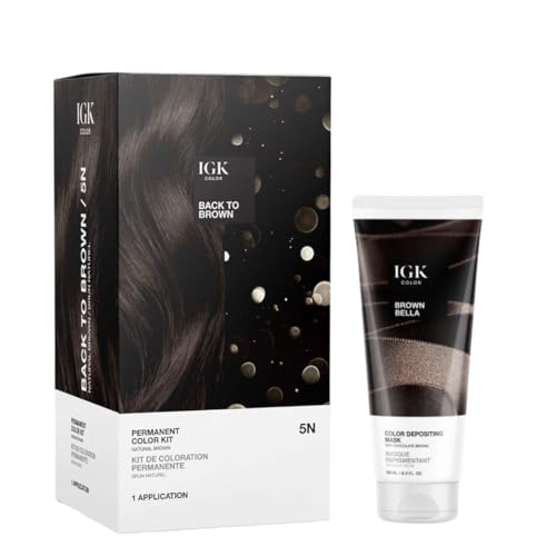 Kit de Tinte Permanente y Toner IGK 5N Back To Brown miniatura 1
